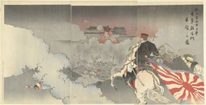Les troupes alliées attaquent Pékin; les troupes japonaises devant la porte de Chaoyang