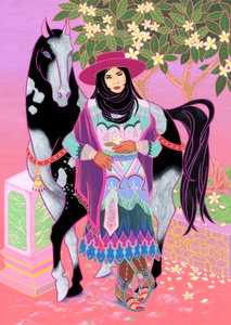 Cowgirl cantonaise attendant sous le frangipanier, 2020
