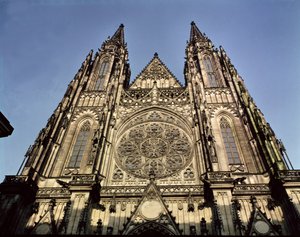 Façade de la cathédrale Saint-Guy - Kamil and Mocker, J. Hilbert