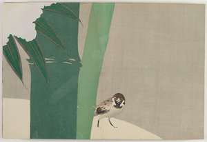 Fleurs de Cent Mondes (Momoyogusa) : Bambou sous la Neige - Kamisaka Sekka