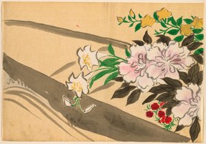Fleurs de Cent Mondes (Momoyogusa) : Bateau fleuri (Hanabune) - Kamisaka Sekka