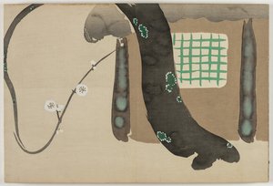 Fleurs de Cent Mondes (Momoyogusa) : Prunier sous les Avant-toits - Kamisaka Sekka