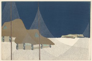 Village de pêcheurs (Gyoson, Fleurs de cent mondes, Momoyogusa, vol. 1) - Kamisaka Sekka