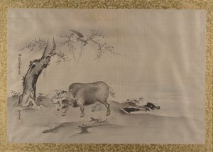 Album de copies de peintures chinoises, XVIIe siècle - Kanô Yôboku Tsunenobu