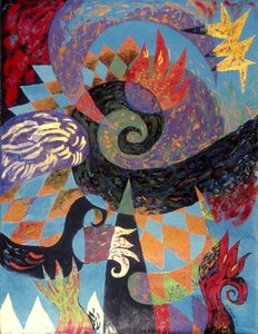 Fantaisie abstraite en spirale