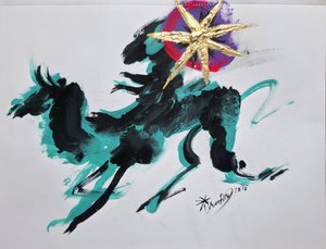 Le cheval doré plein d