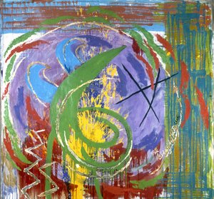 Tourbillon abstrait éclatant