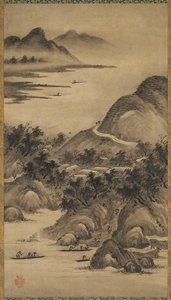 Paysages saisonniers, milieu à fin du XVIe siècle - Kano Hideyori