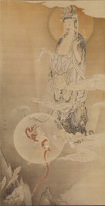 Le Bodhisattva Kannon, 1883 - Kano Hogai