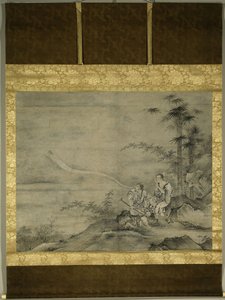 Genii Gama Sennin et Tekkai Sennin, seconde moitié du 16ème siècle - Kano, Motonobu