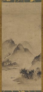 Paysage, période Muromachi - Kano Motonobu