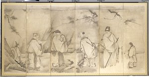 Quatre anciens du mont Shang - Kanō Tan’yū