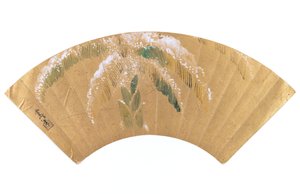 Palmier bananier dans la neige - Kano Tsunenobu