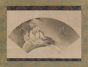Resshi volant sur un nuage - Kano Yukinobu