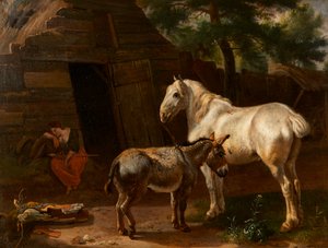 La jeune fille endormie - Karel (attr.to) Dujardin