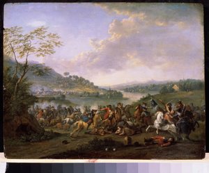 Une échauffourée militaire - Karel Breydel