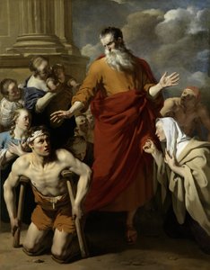 Saint Paul guérissant le paralytique à Lystra - Karel Du Jardin