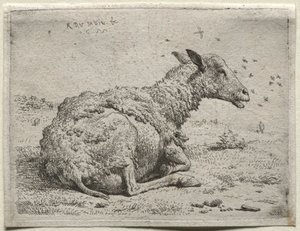 Les moutons et les mouches - Karel Dujardin