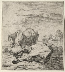 Les deux chevaux - Karel Dujardin
