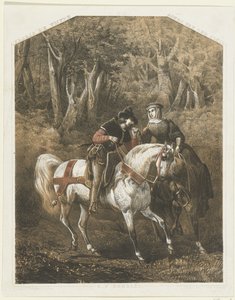 Floris V et Agnes van der Sluis, ca. 1270-1280 - Karel Frederik Bombled