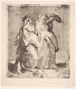 Judith avec sa servante - Karel van III Mander