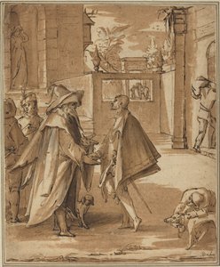 Le départ du fils prodigue - Karel van Mander I