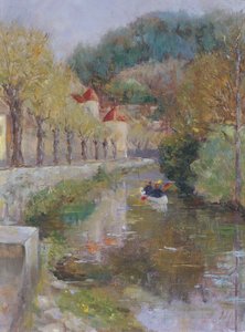 Canal à Noyers, Bourgogne, 2002
