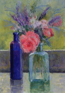Nature morte avec bouteilles