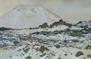 Sommets volcaniques gelés