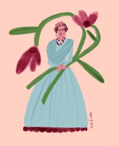 Portrait floral haut en couleur