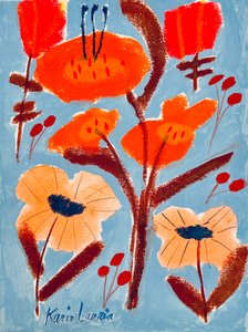 Abstrait floral éclatant