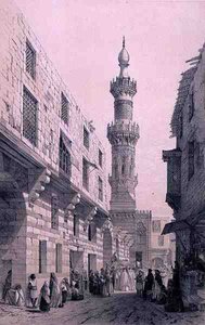 Scène de Rue avec une Procession en Cours, Le Caire - Karl (after) Bodmer
