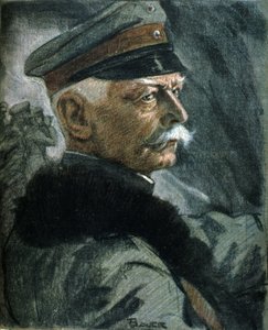 Portrait du soldat allemand Erich von Falkenhayn - Karl Bauer