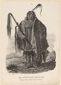Un Indien Monitari - Karl Bodmer