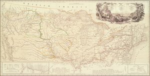 Carte pour Illustrer la Route du Prince Maximilian de Wied à l