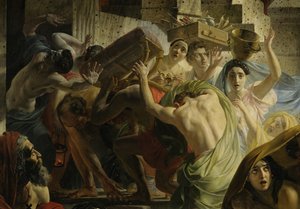 (détail) Le dernier jour de Pompéi - Karl Pavlovich Bryullov