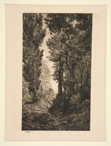 Route montante à Auvers - Karl Daubigny