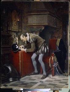 La veille de la nuit de la Saint-Barthélemy - Gun (Hun), Karl Fyodorovich - 1868 - Musée d