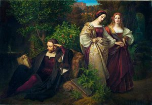 Torquato Tasso et les deux Leonores - Karl Ferdinand Sohn