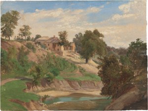 Sur la rivière Pedernales - Karl Friedrich Hermann Lungkwitz