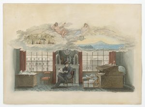 Berlin, Klosterstraße. Institut du commerce. Beuth dans son logement de fonction - Karl Friedrich Schinkel