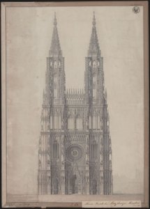 Strasbourg. Cathédrale. Projet pour l
