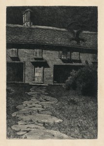 La maison de la sorcière à Salem - Karl Friedrich Wilhelm Mielatz