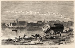 Le Port de Suez - Karl Girardet