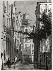 Le palais de Bianca Cappello à Venise - Karl Girardet