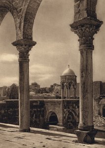Jérusalem, arcades sur la place du Temple
