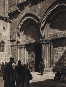 Jérusalem, Église du Saint-Sépulcre, Portail