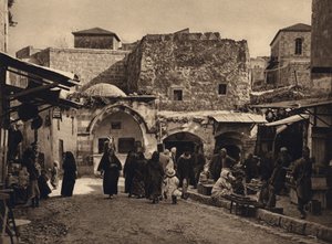 Jérusalem, scène de rue - Karl Grober