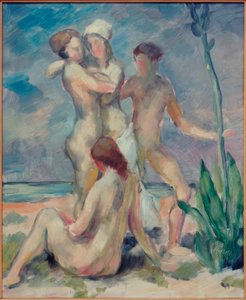 Sur la plage sud - Karl Hofer