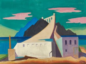 Le pont (2) - Karl Hofer